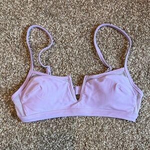Aerie Mesh V Wire Scoop Bikini Top